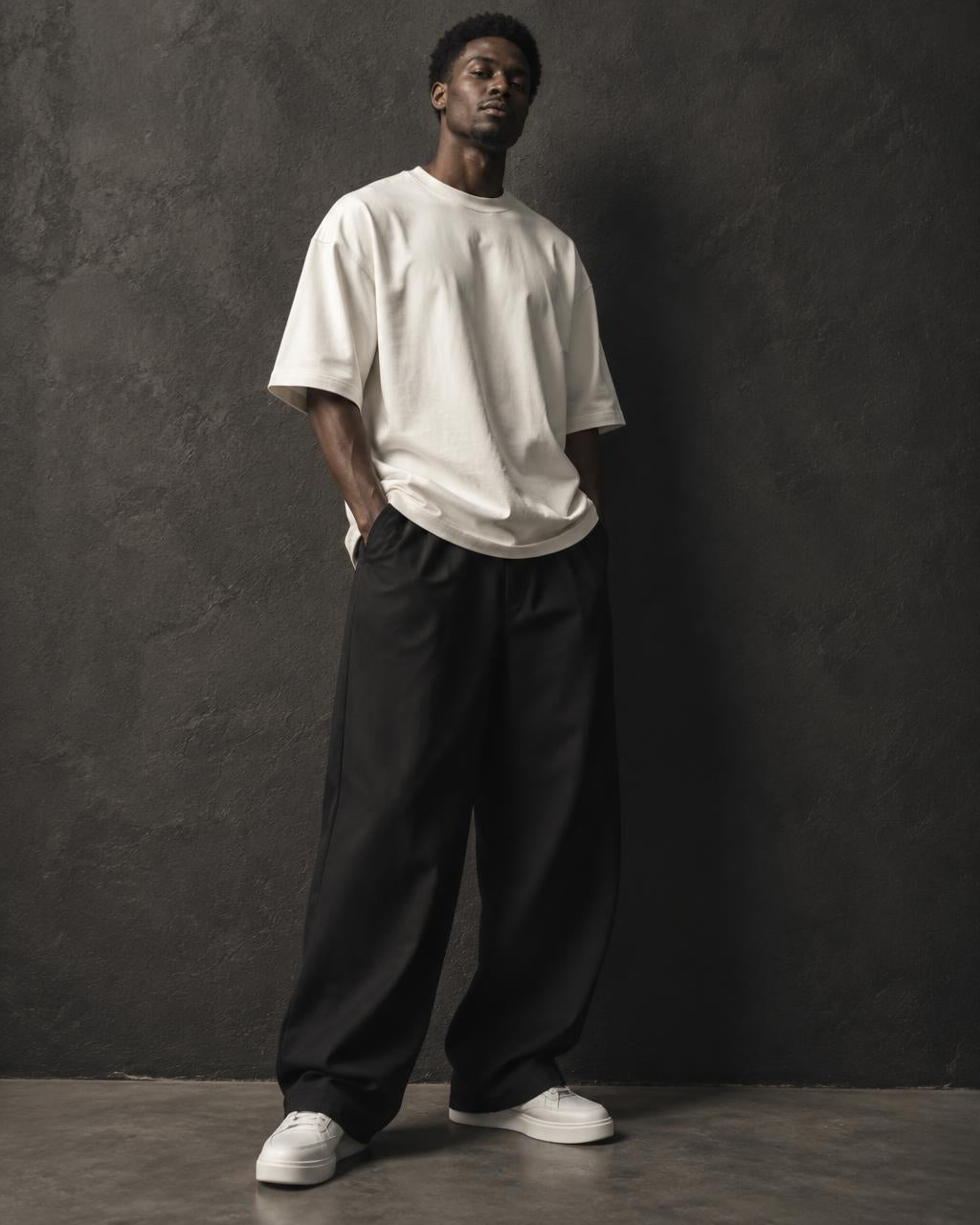 The Everyday Tee — 100% cotton jersey in Bone